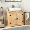 The Living Store Toaletní stolek  73x33x60 cm z masivního Náhled obrázku produktu 4