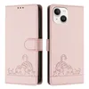 Kožené pouzdro pro iPhone 13 Mini, sladká kočka Flip Náhled obrázku produktu 2