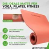 Tunturi Dicke Yogamatte 8mm - Rutschfest Gymnastikmatte  - Produktbild-Vorschau 2