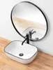 Rea Aufsatzwaschbecken Marbel Rectangle White Black Produktbild-Vorschau 5