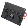 5 Gang Switch Panel, 5 Gang Rocker Switch, LED Switch Náhled obrázku produktu 7