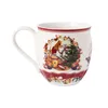 A white ceramic mug with a festive Christmas-themed illustration. Voir les images du produit