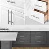 12 Stück Schrankgriffe Silber, Möbelgriffe 128mm Silberne T Produktbild-Vorschau 6