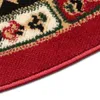 Tapiso Teppich ATLAS Rund orientalisch Medaillon rot Produktbild-Vorschau 3