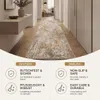 Teppichläufer 80x200 cm Beige Braun Grau Rutschfest Vintage Produktbild-Vorschau 5