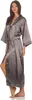 Camicia da notte kimono lunga da donna, vestaglia in seta, Anteprima dell’immagine prodotto 2