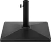 BELIANI Sonnenschirmständer Schwarz Beton 50 x 50 cm Produktbild-Vorschau 1