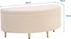 MODFU Banc de Rangement - Banquette Rembourrée en Velours, Voir les images du produit 4