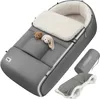 MONZANA® Fußsack für Kinderwagen Baby Winter mit Handwärmer Produktbild-Vorschau 1