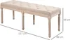 Banquette rembourrée HOMCOM, banquette de lit vintage, Voir les images du produit 3