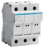 HAGER Modulaire zekeringhouder, 3-polig, 3-polig, 10x38mm, Productafbeelding-voorbeeld 3