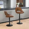 EUGAD 2er-Set Barhocker drehbar, höhenverstellbar, aus Produktbild-Vorschau 2
