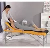 Masážny stôl 3 zóny hliníková čierna/žltá Terapeutická Náhľad obrázku produktu 2