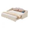 Daybett 90x200 ausziehbar auf 180x200 cm Polsterbett Beige Produktbild-Vorschau 13