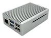 Full Armor Gehäuse für Raspberry Pi 5, silber Produktbild-Vorschau 1