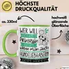 Hundeliebhaberin Tasse Geschenk Spruch Wer Will Schon Produktbild-Vorschau 3