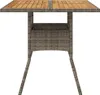 vidaXL Tavolo da giardino con piano in legno di acacia Anteprima dell’immagine prodotto 4