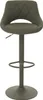 A studio shot of a green bar stool against a white background. Podgląd zdjęcia produktu