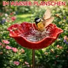 2er Set Metall-Gartenblumenhalter,Bienen-und Vogelbad, Produktbild-Vorschau 7