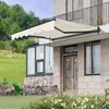 Markiza zewnętrzna 300 x 250 cm, beżowa, z regulacją Podgląd zdjęcia produktu 5