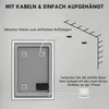 HOMCOM Badspiegel, Badezimmerspiegel mit LED-Leuchte, 70 x Produktbild-Vorschau 8