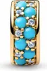 Charm PANDORA Stopper da donna, placcato oro, Moments Anteprima dell’immagine prodotto 2
