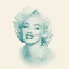 Origin Wallcoverings Tapete Marilyn Monroe Weiß und Türkis Produktbild-Vorschau 4
