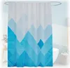 Relaxdays Duschvorhang geometrisch, Bad Vorhang 180x200, Produktbild-Vorschau 1