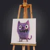 ArtUniverse Leinwandbild Purple Monster 40 x 40 cm Produktbild-Vorschau 7