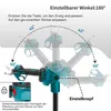 Diagram showing the adjustable angle of a pruning tool. Produktbild-Vorschau