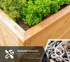 Westmann Klassik 170: Houten verhoogde tuinbed, lariks Productafbeelding-voorbeeld 5