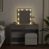 vidaXL Schminktisch mit LED-Beleuchtung Betongrau Produktbild-Vorschau 3