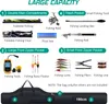 Lixada 190 cm Sac de pêche portable - Pliable pour cannes Voir les images du produit 5