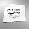 Poster - Poster ohne Rahmen - Hakuna Mama Maxim - 60x60 cm Produktbild-Vorschau 3