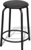 A black stool is shown against a white background. Náhľad obrázku produktu