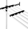 Teleskop-Garderobe mit Stangen und Regal Aluminium , Produktbild-Vorschau 8
