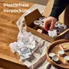 12er Set Glas Teelichthalter Transparent Deko Windlichter Produktbild-Vorschau 7