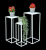 DanDiBo Blumenhocker Metall Weiß Eckig Blumenständer Produktbild-Vorschau 5