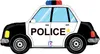 Shape Folienballon "Polizeiauto" | 86 cm Produktbild-Vorschau 1
