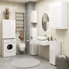 Hochschrank über der Waschmaschine MERALYA - weiß / weiß Produktbild-Vorschau 4