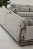 Sofagarnitur 221 Sitzer Sessel Zweisitzer Modern Stoff Grau Produktbild-Vorschau 8