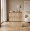 Commode moderne à 3 tiroirs | Meuble d'appoint blanc | Voir les images du produit 9