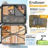 KESSER® Reisekoffer Hartschalen Koffer mit Zahlenschloss, Produktbild-Vorschau 8