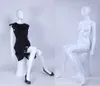 FA-6W Figurína Egghead Krásná sedící žena Abstraktní bílá Náhled obrázku produktu 1
