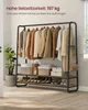 Kleiderständer, Garderobenständer, Garderobe, 2 Ablagen, 6 Produktbild-Vorschau 2