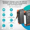 Siltcon Solar-Powerbank 20000 mAh – 15 W kabellos – 22,5 W Produktbild-Vorschau 2