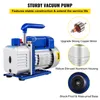 VEVOR vakuová pumpa 3CFM 1/4HP Vakuová pumpa 220 V Vakuová Náhled obrázku produktu 3