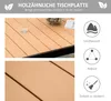 Outsunny Gartentisch für 6 Personen Esstisch Aluminiumtisch Produktbild-Vorschau 4