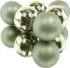Christbaumkugeln Rosmary grün Ø 8 cm aus Glas - 6er Set Produktbild-Vorschau 1