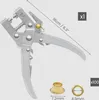 Kurtzy Ösenzange Set Lochzange mit 100 Ösen – 16 cm Leder Produktbild-Vorschau 8